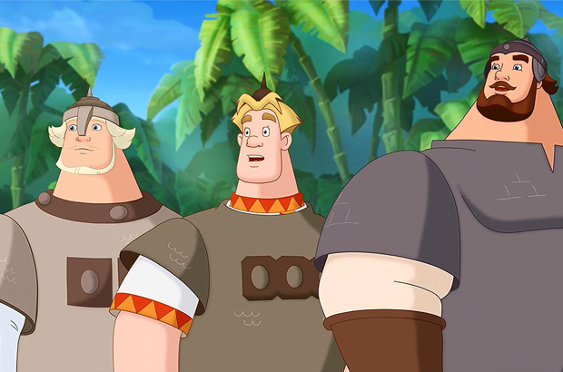 Кадр из мультфильма &laquo;Три богатыря на дальних берегах&raquo;