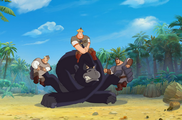 Кадр из мультфильма &laquo;Три богатыря на дальних берегах&raquo;